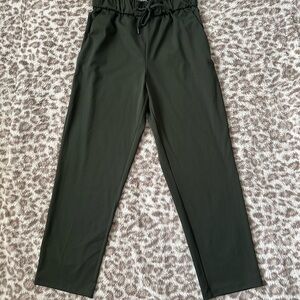 Hilary Radley Forest Green Drawstring Pants size Small